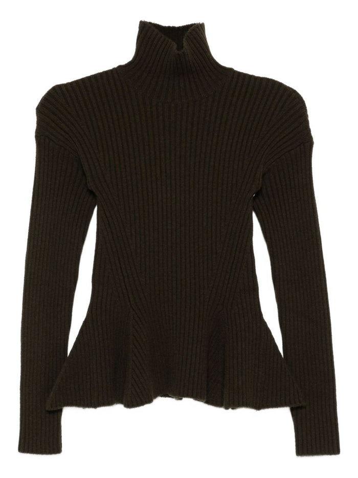 Max Mara Sweaters Green Wool