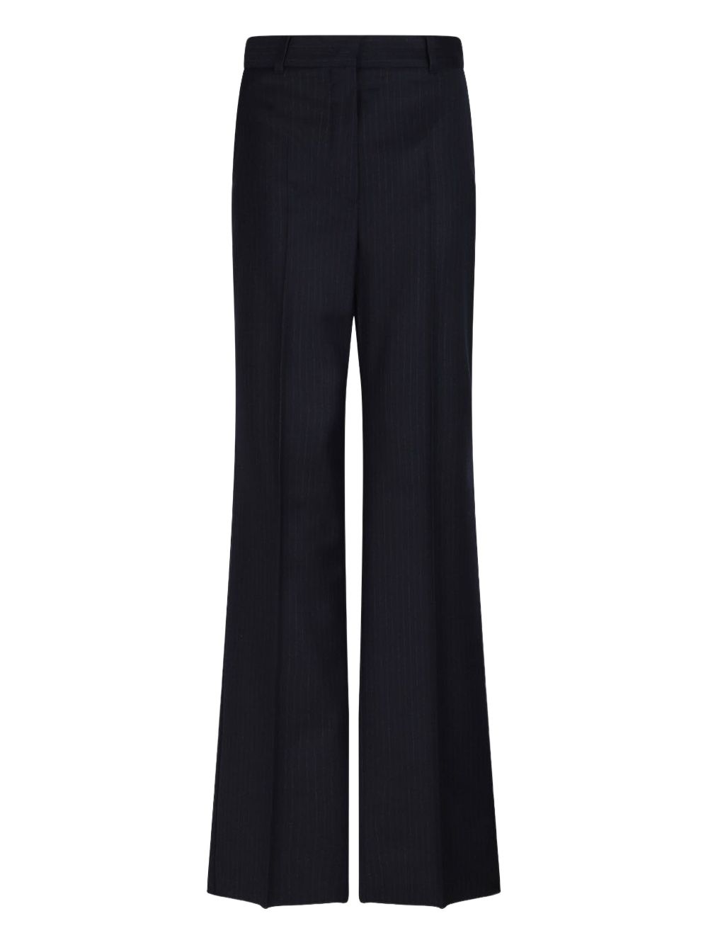 Max Mara Trousers Blue Virgin Wool