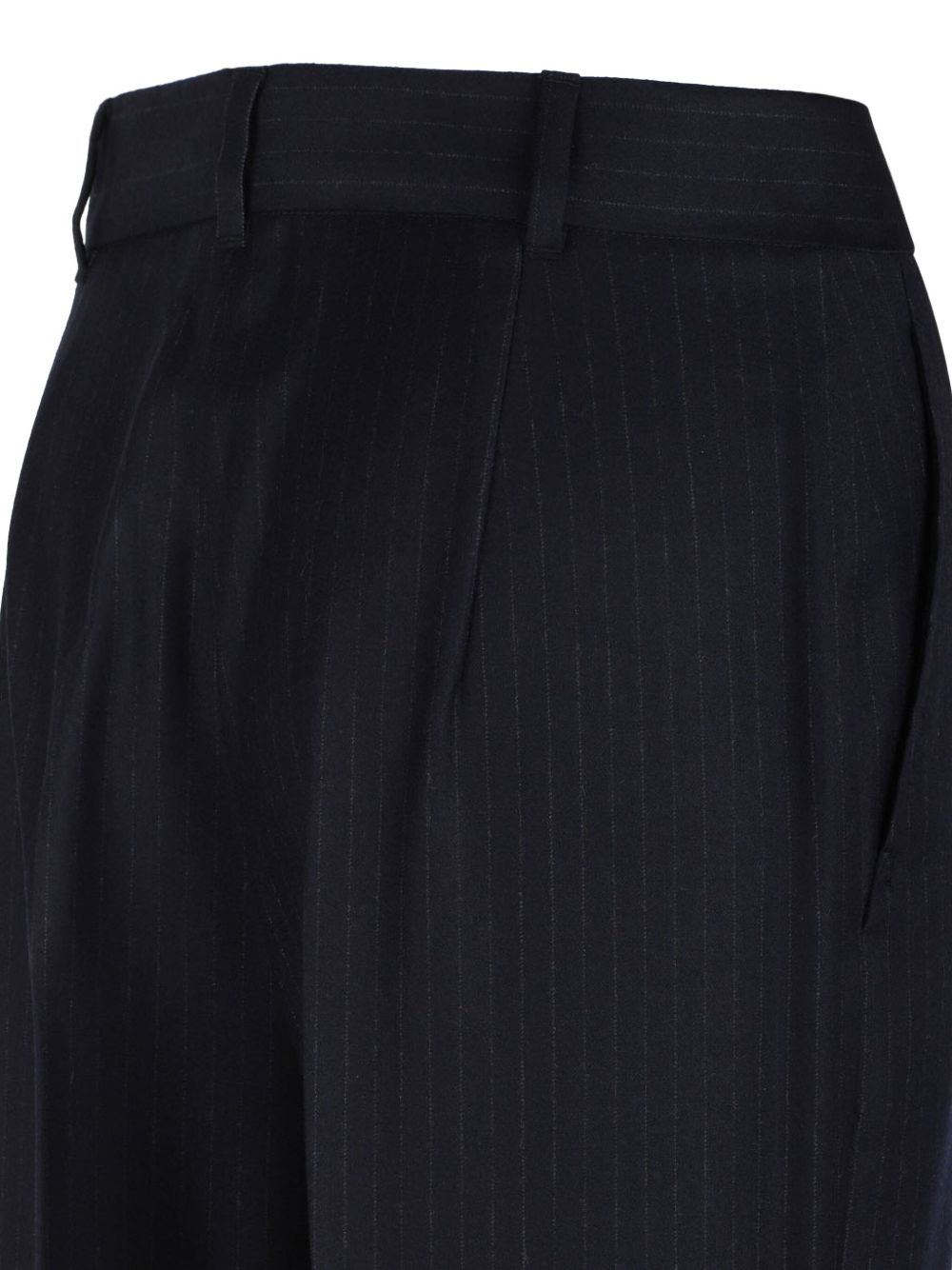 Max Mara Trousers Blue Virgin Wool