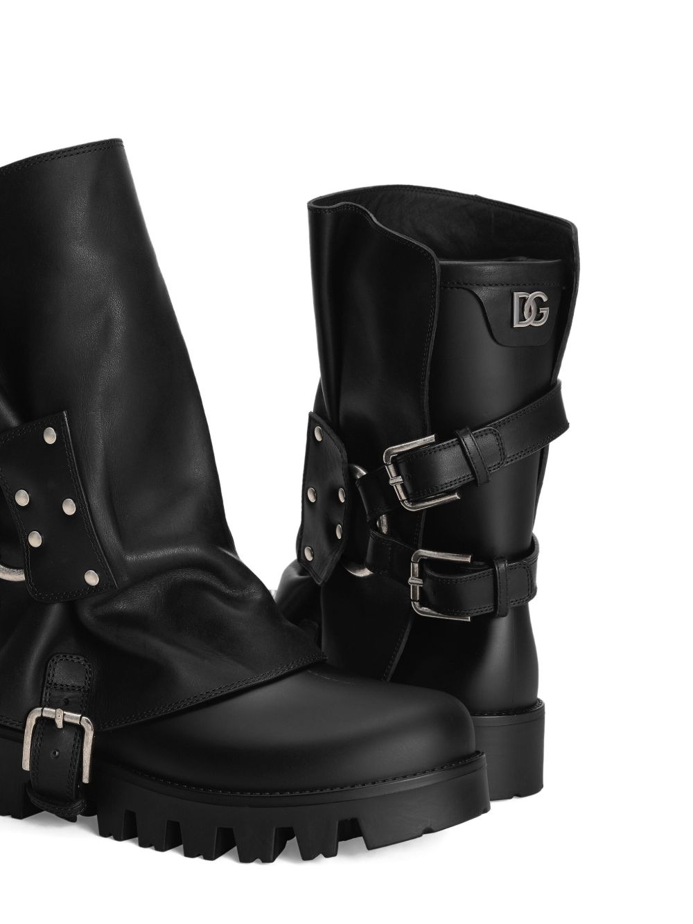 Dolce & Gabbana Boots Black Tu+vitello