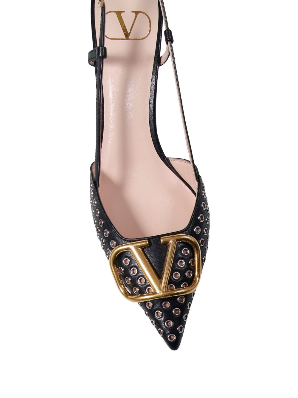 Valentino Garavani With Heel Black Leatehr