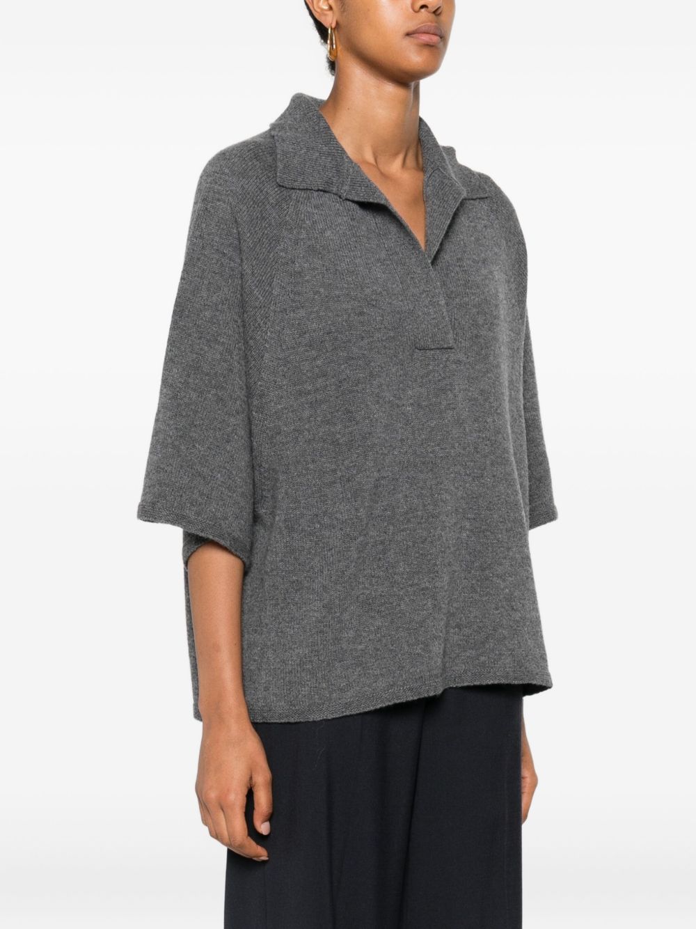 Emporio Armani Capsule T-Shirts And Polos Grigio Cashmere