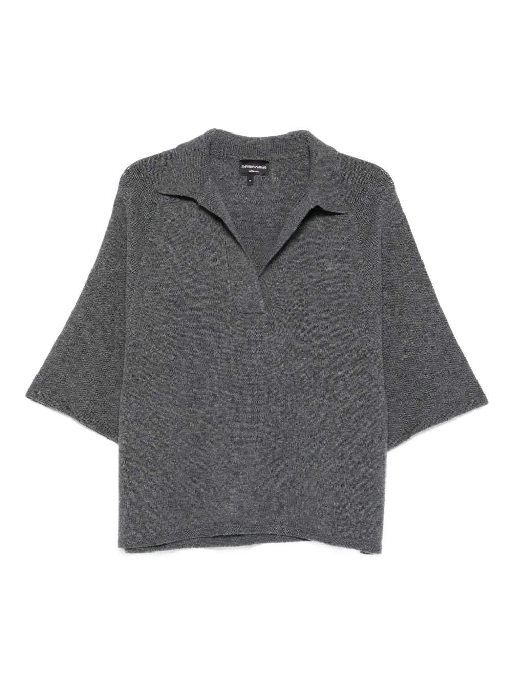 Emporio Armani Capsule T-Shirts And Polos Grigio Cashmere