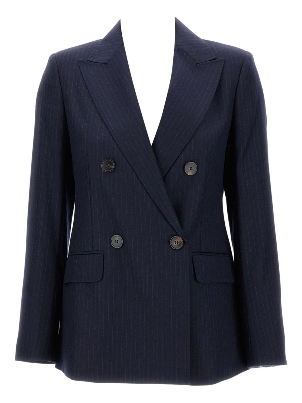 Max Mara Jackets Blue Virgin Wool