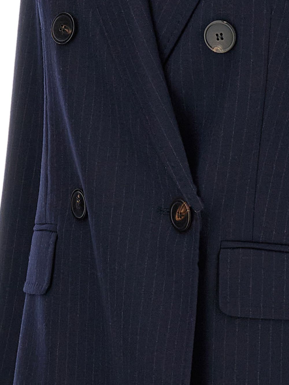 Max Mara Jackets Blue Virgin Wool