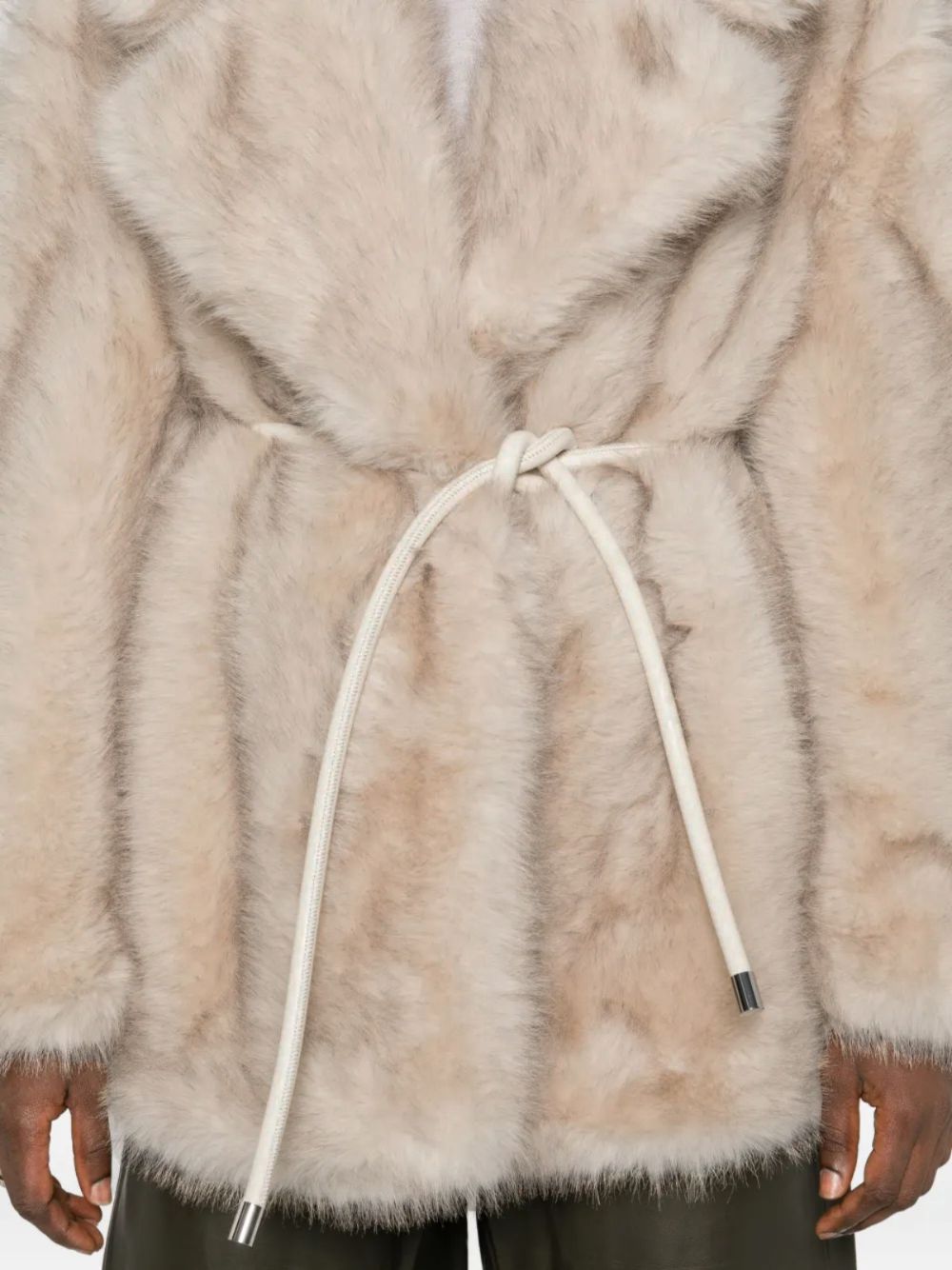 Sportmax Coats Beige Poliestere