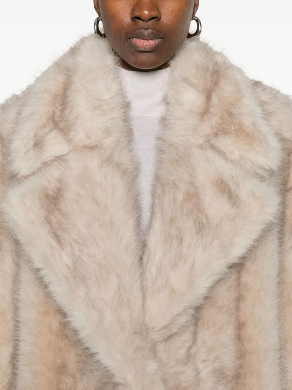 Sportmax Coats Beige Poliestere