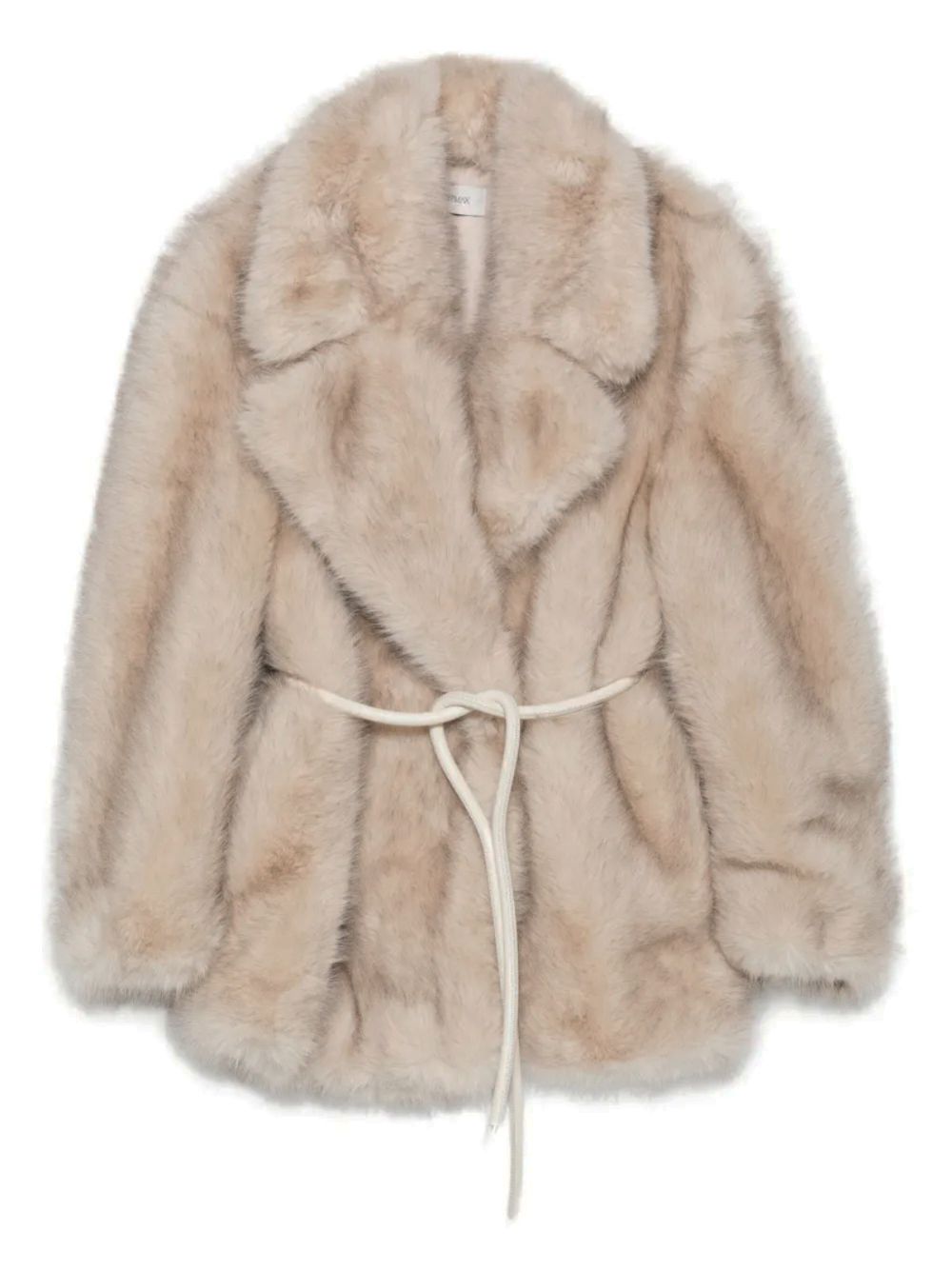 Sportmax Coats Beige Poliestere