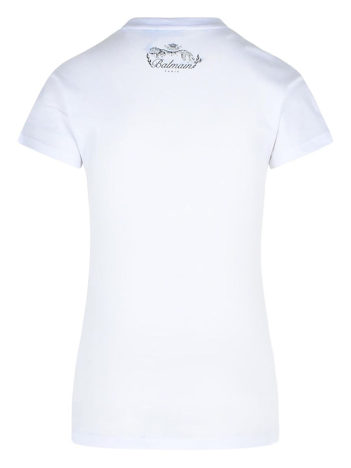 Balmain T-Shirts And Polos White Coton