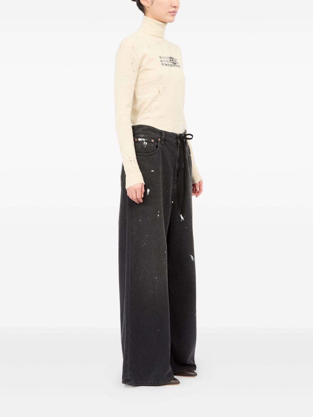 Mm6 Maison Margiela Jeans Black Cotton