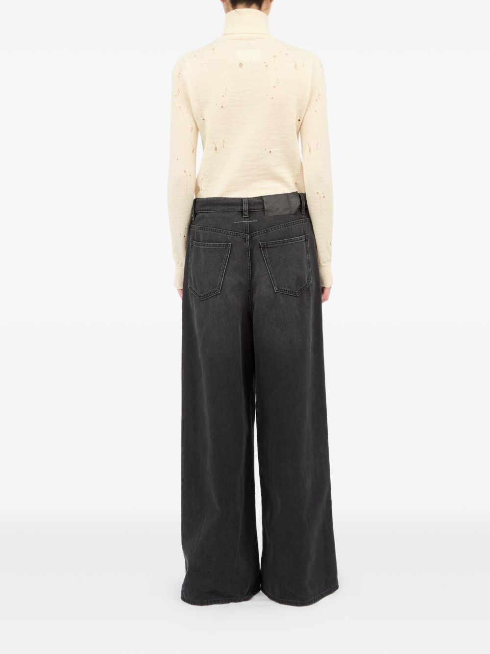 Mm6 Maison Margiela Jeans Black Cotton