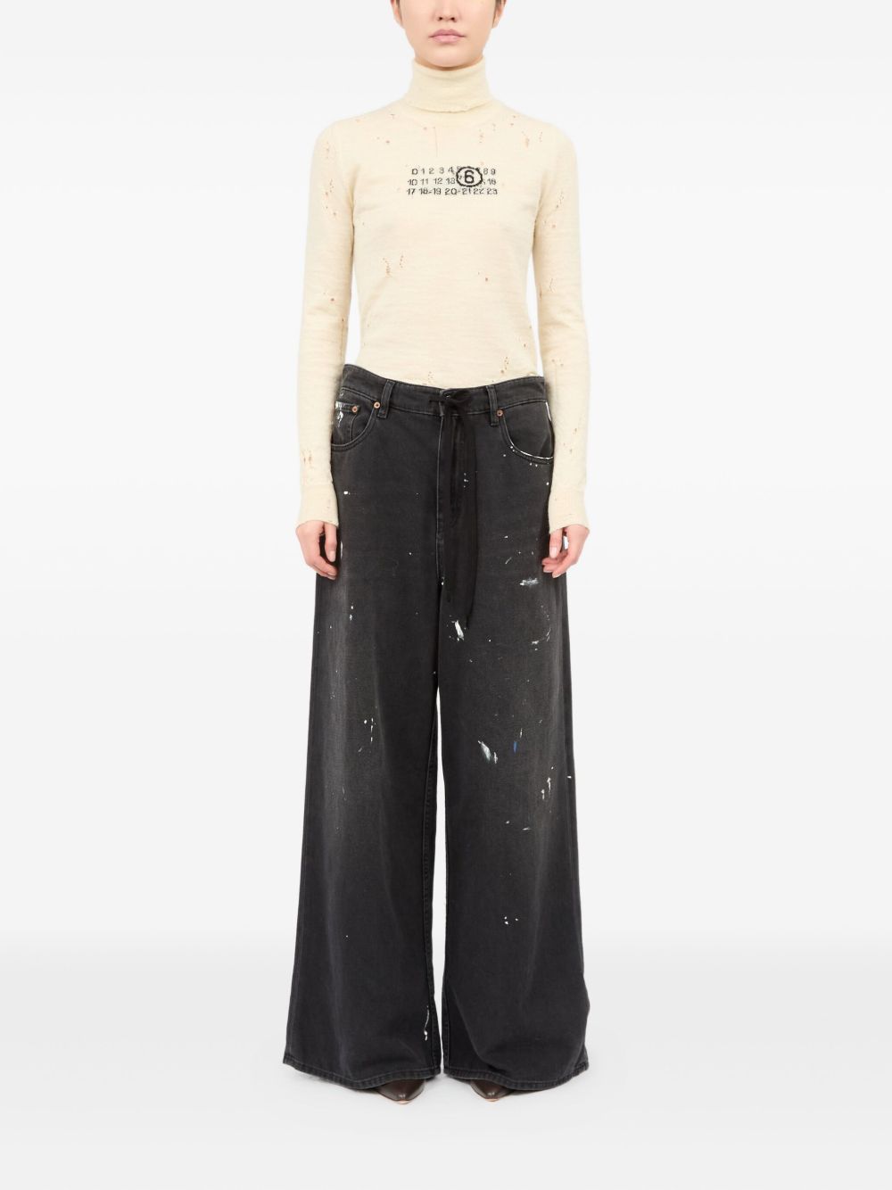 Mm6 Maison Margiela Jeans Black Cotton