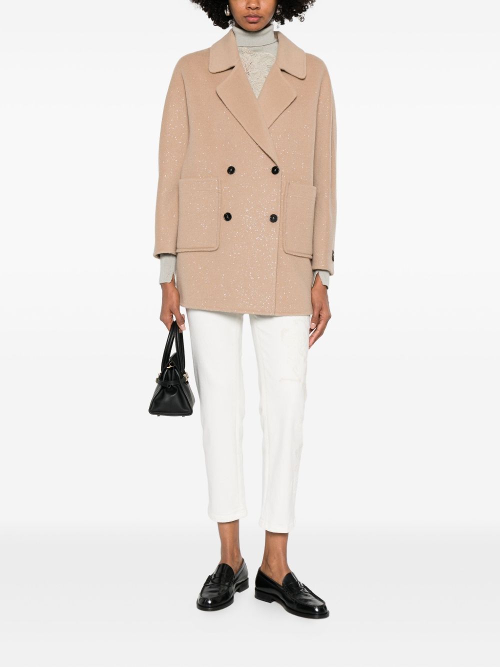 Ermanno Firenze Coats Dove Grey