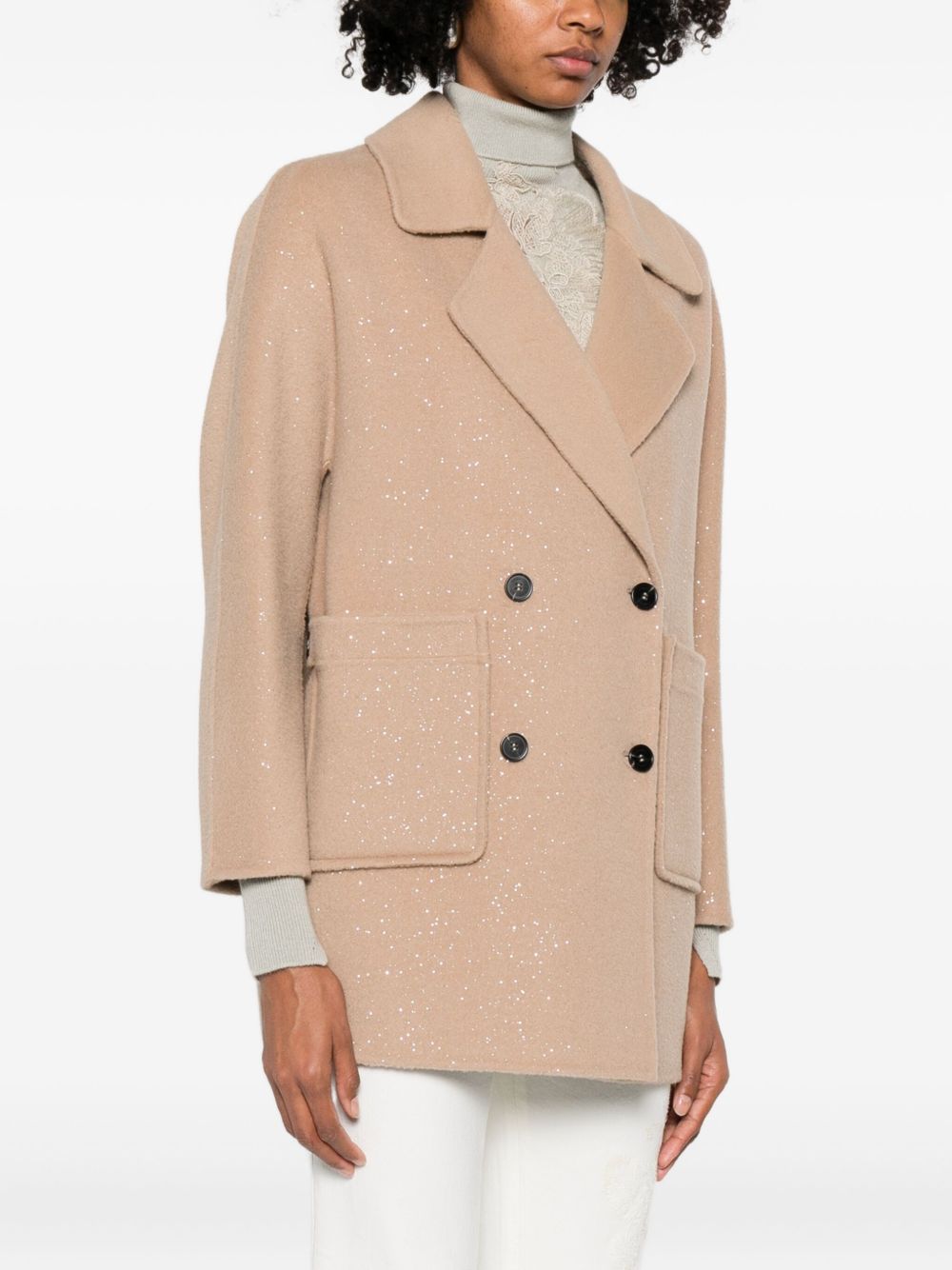 Ermanno Firenze Coats Dove Grey