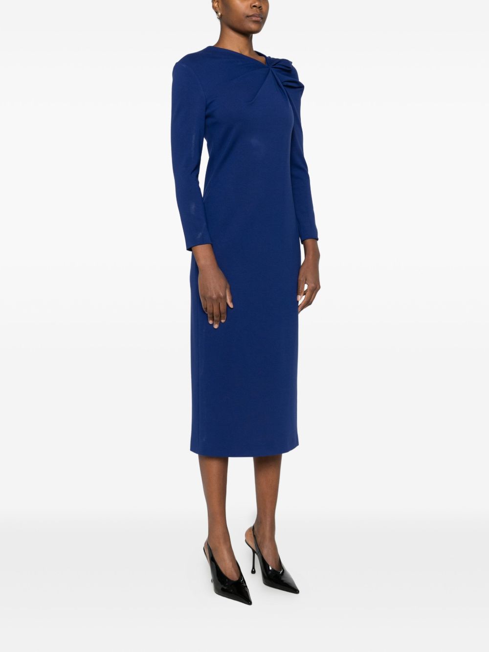 Emporio Armani Dresses Blue Polyamide