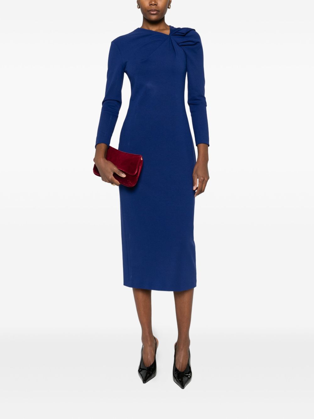 Emporio Armani Dresses Blue Polyamide