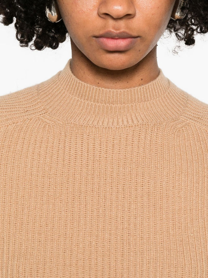 Max Mara Sweaters Camel Wool