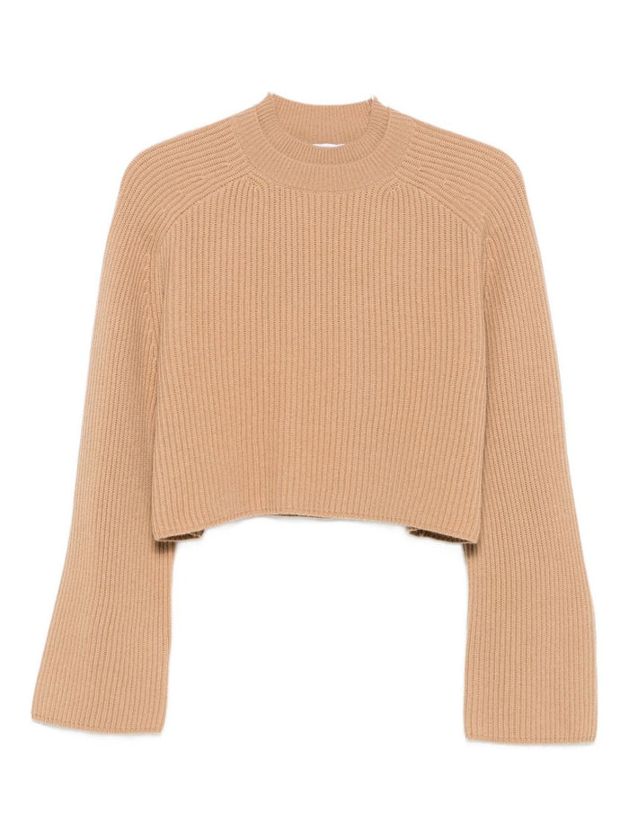 Max Mara Sweaters Camel Wool