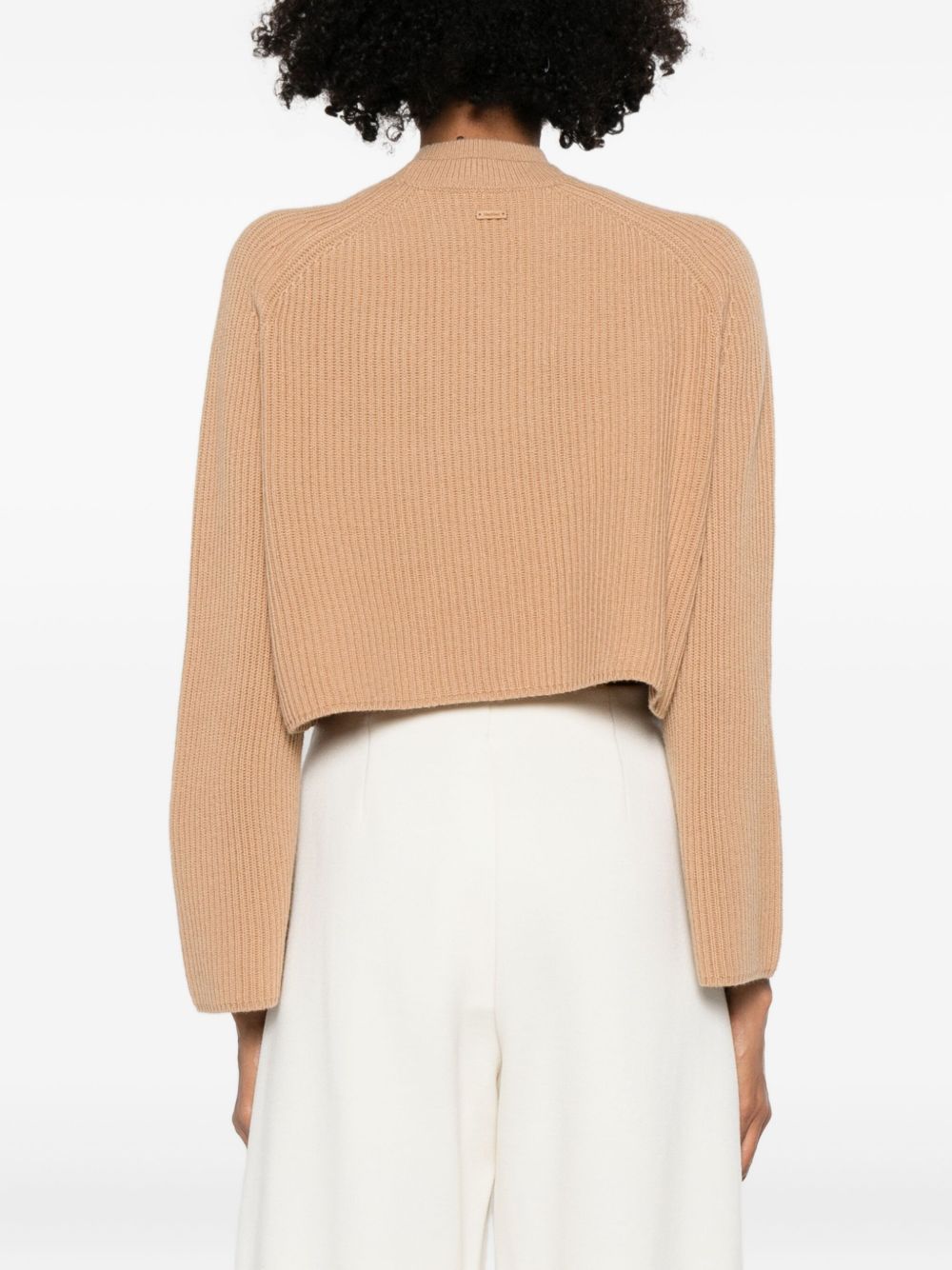 Max Mara Sweaters Camel Wool