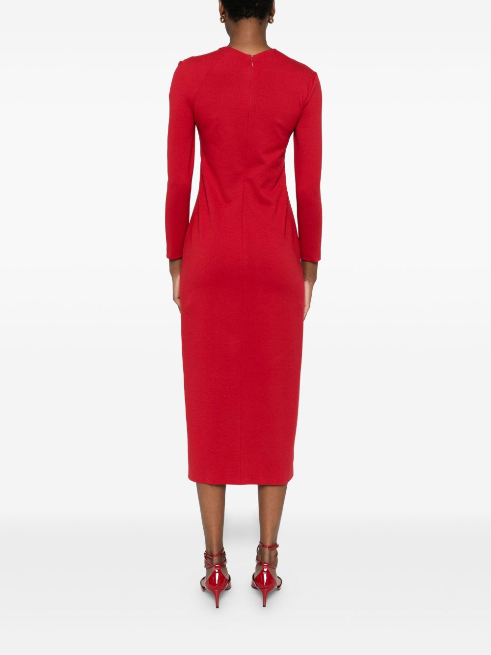 Emporio Armani Dresses Rosso Polyamide