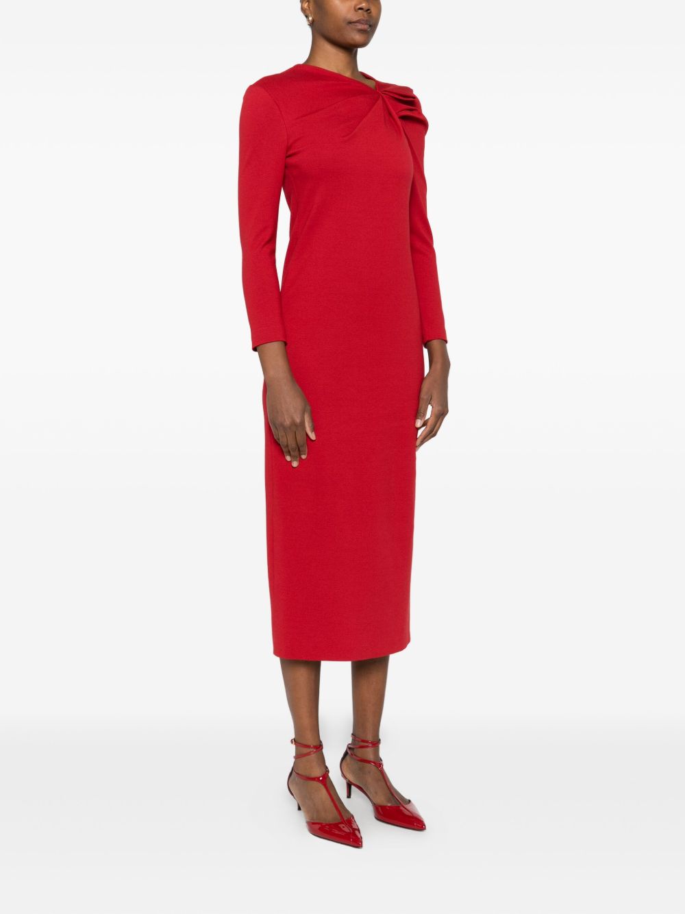 Emporio Armani Dresses Rosso Polyamide