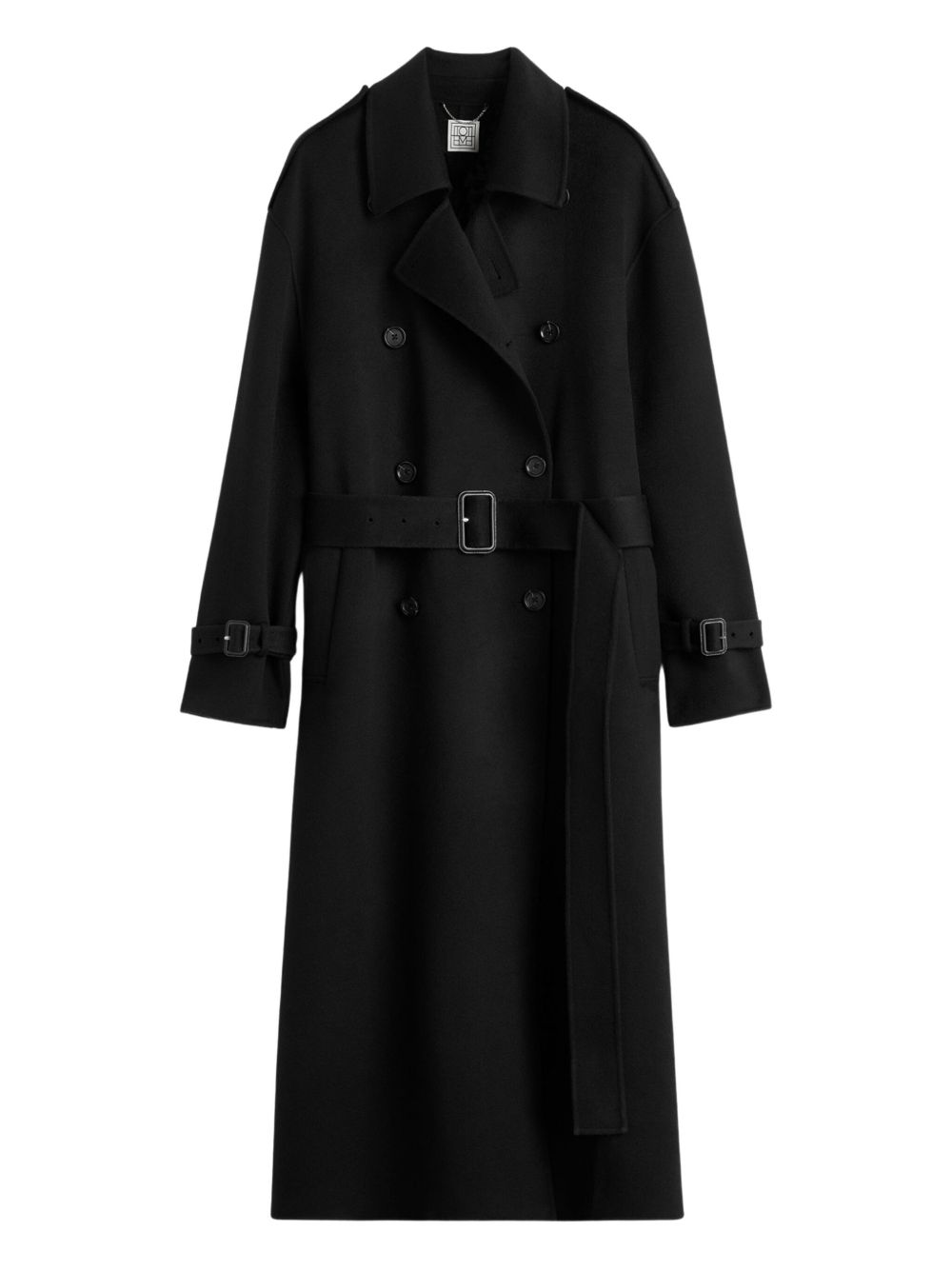 TOTEME MAIN Coats Black Wool Rws