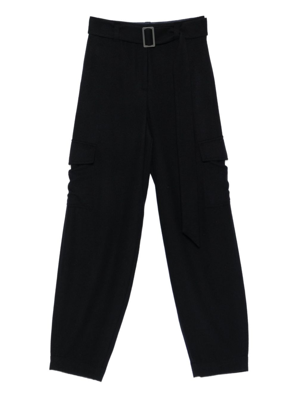 Emporio Armani Capsule Trousers Blu Virgin Wool