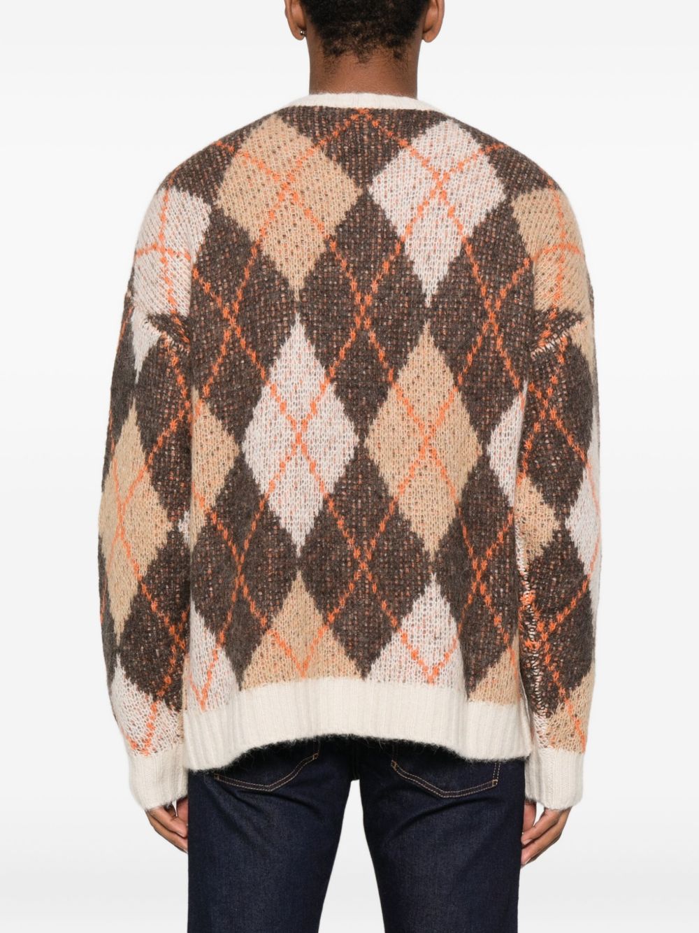 Emporio Armani Sweaters Marrone Alpaca Wool