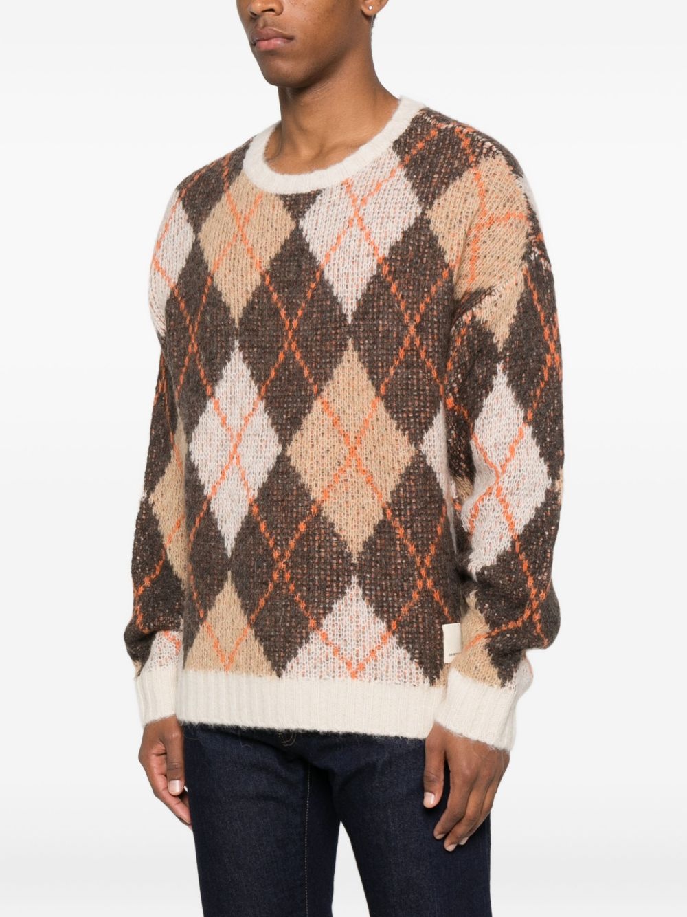 Emporio Armani Sweaters Marrone Alpaca Wool