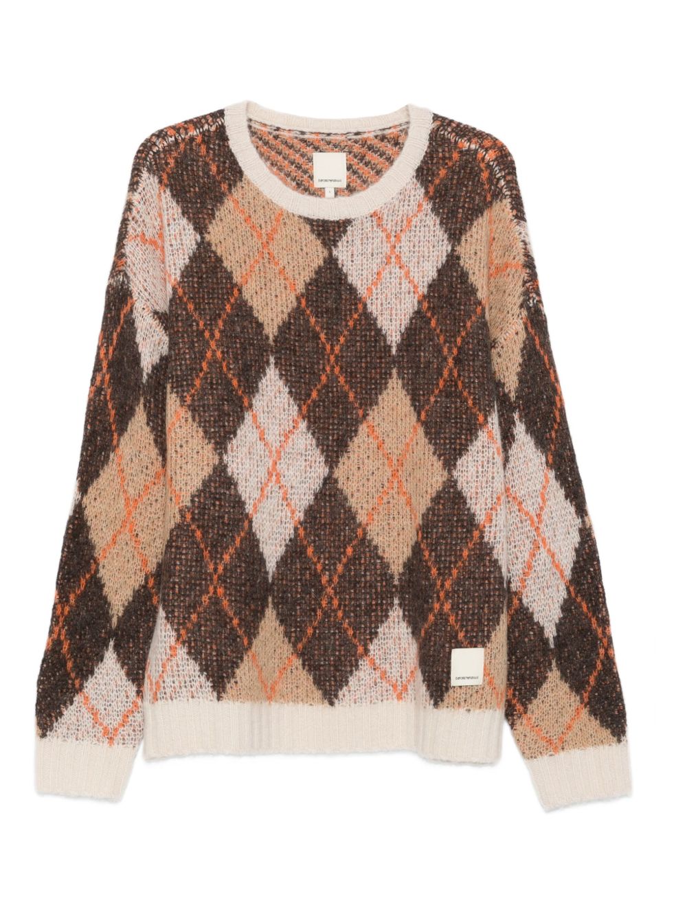Emporio Armani Sweaters Marrone Alpaca Wool