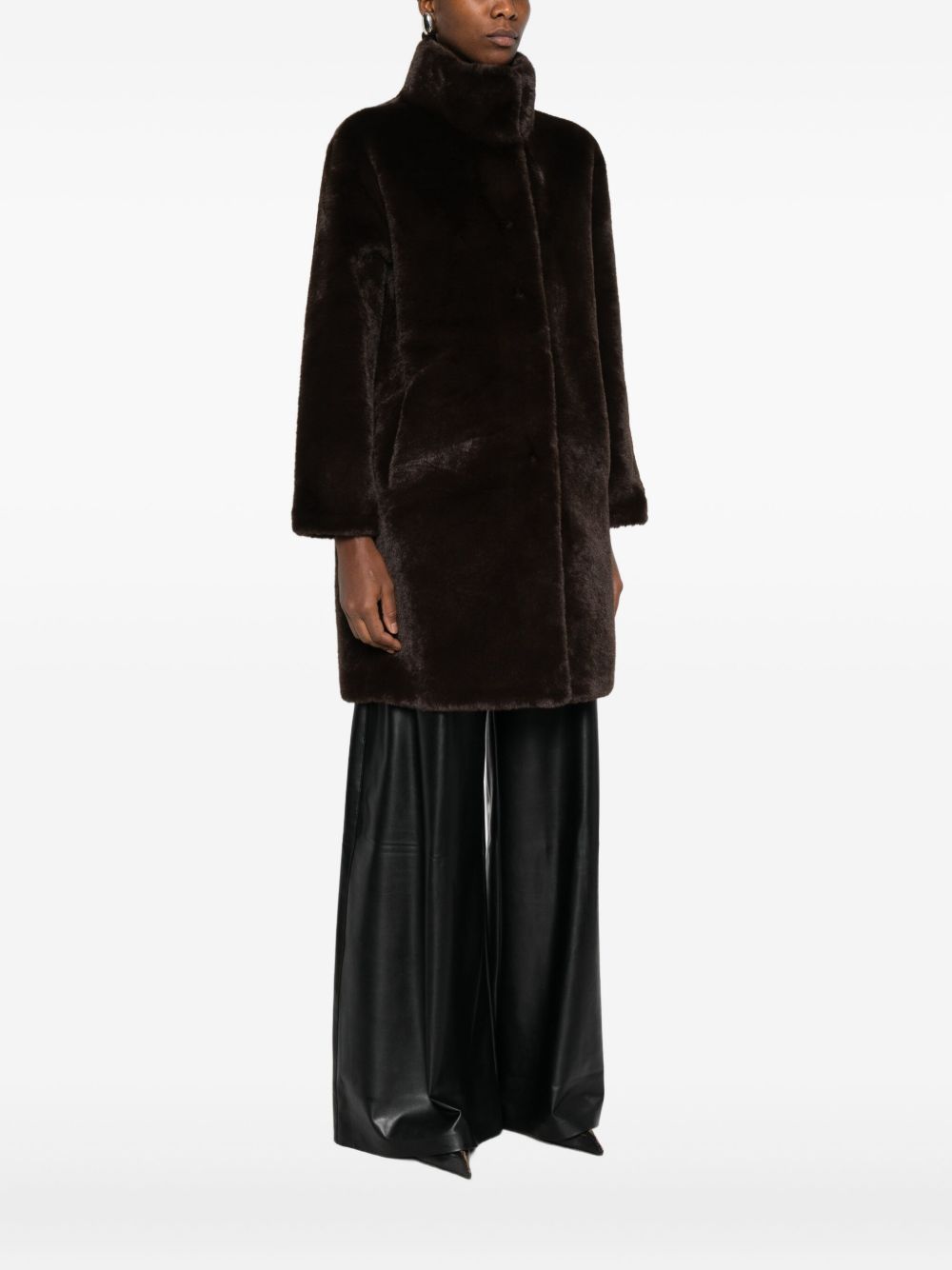 Apparis Coats Brown Polyester