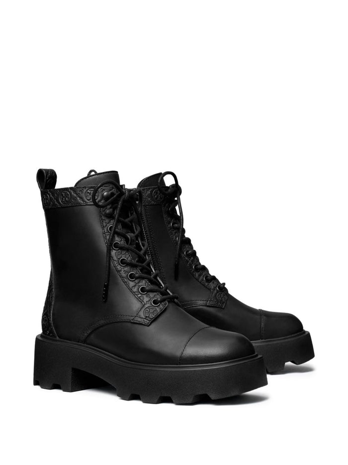 Tory Burch Boots Black Leathear