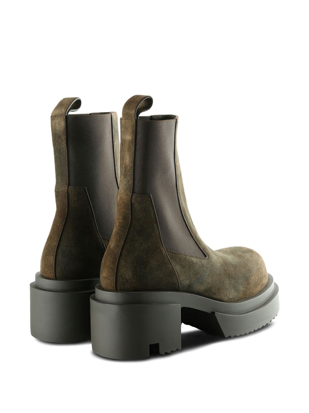 Rick Owens Boots Blue Outer: Calfskin