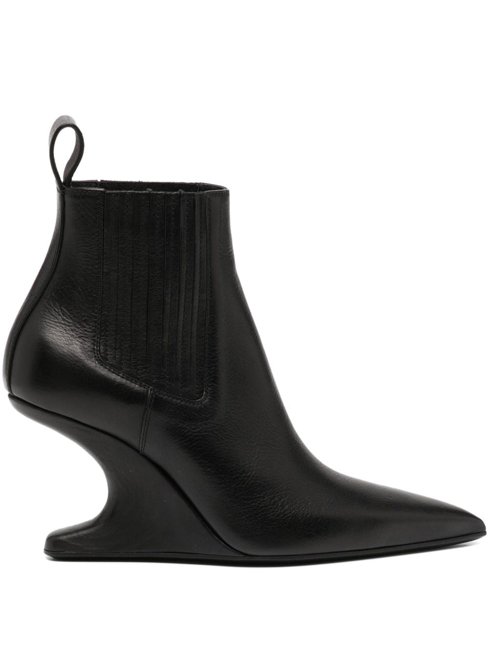 Rick Owens Boots Black Outer: Leather
