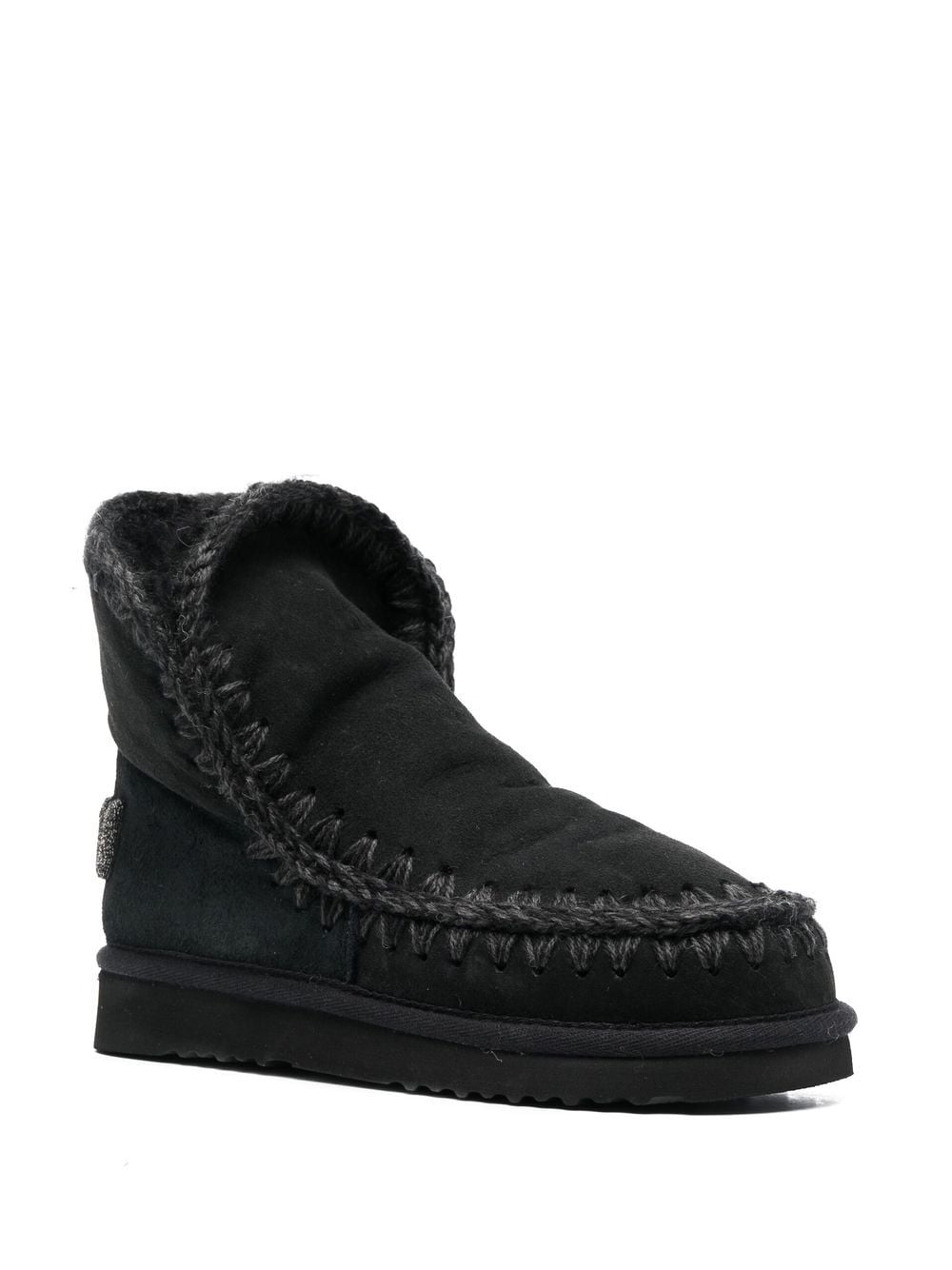Mou Boots Black Leather