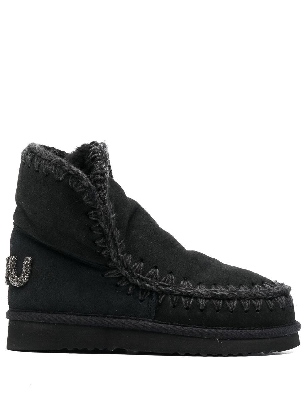 Mou Boots Black Leather