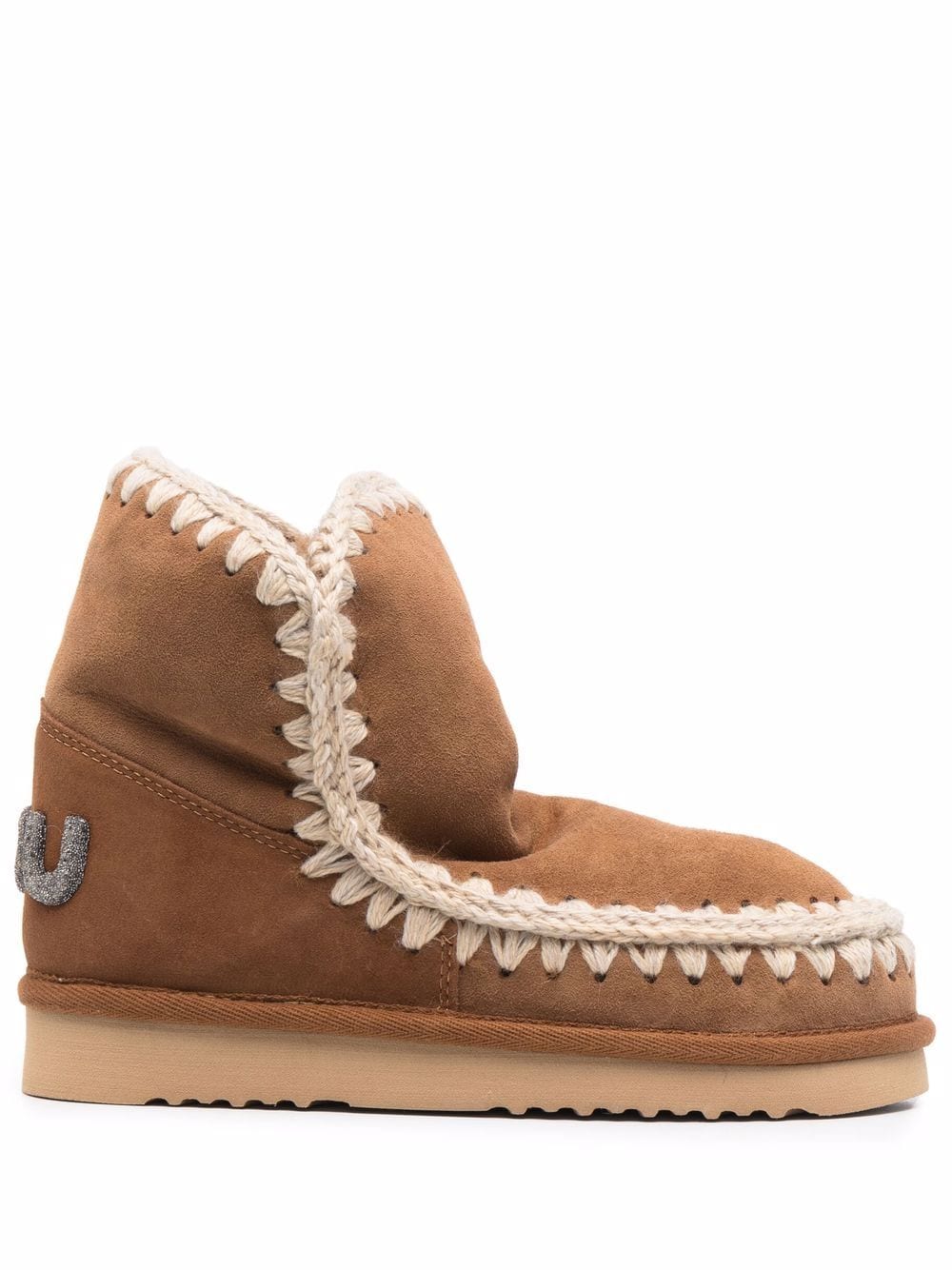 Mou Boots Leather Brown Outer: sheep Suede