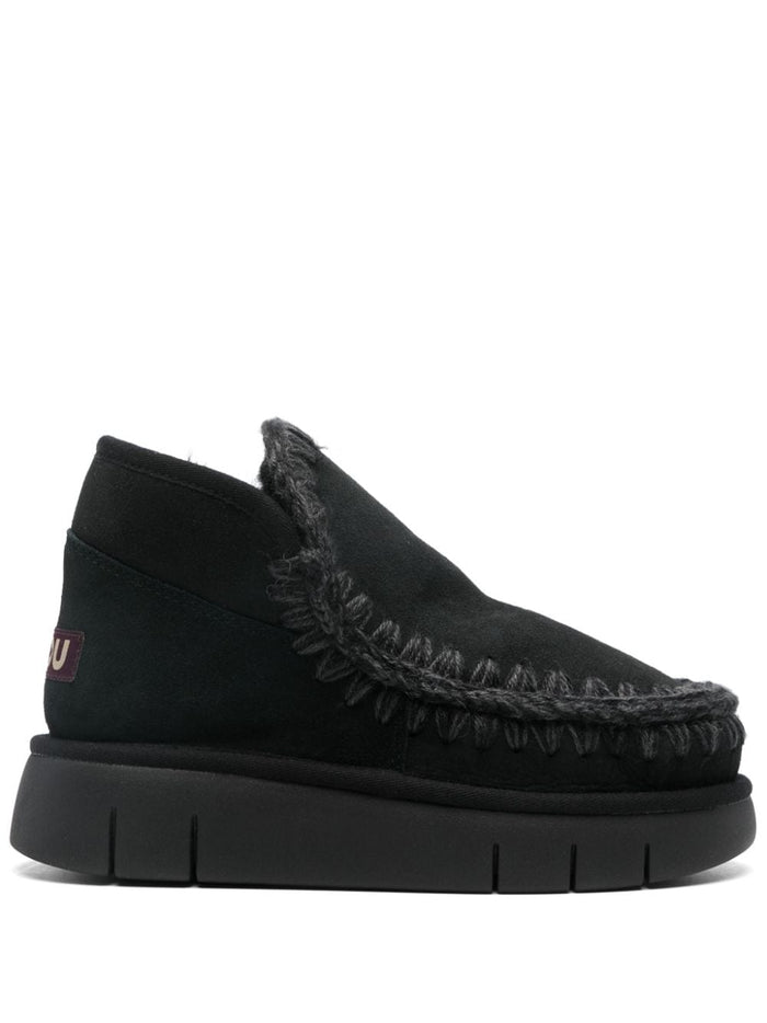 Mou Boots Black Leather