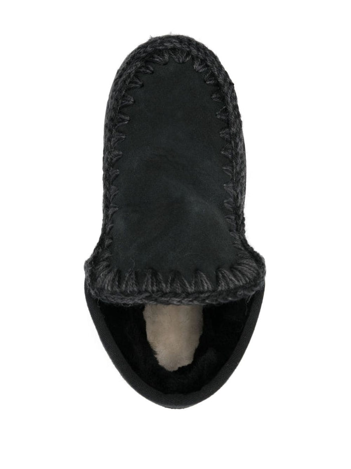 Mou Boots Black Leather