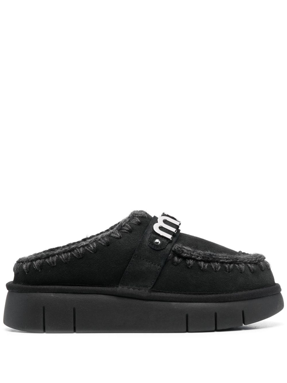 Mou Sandals Black Leather