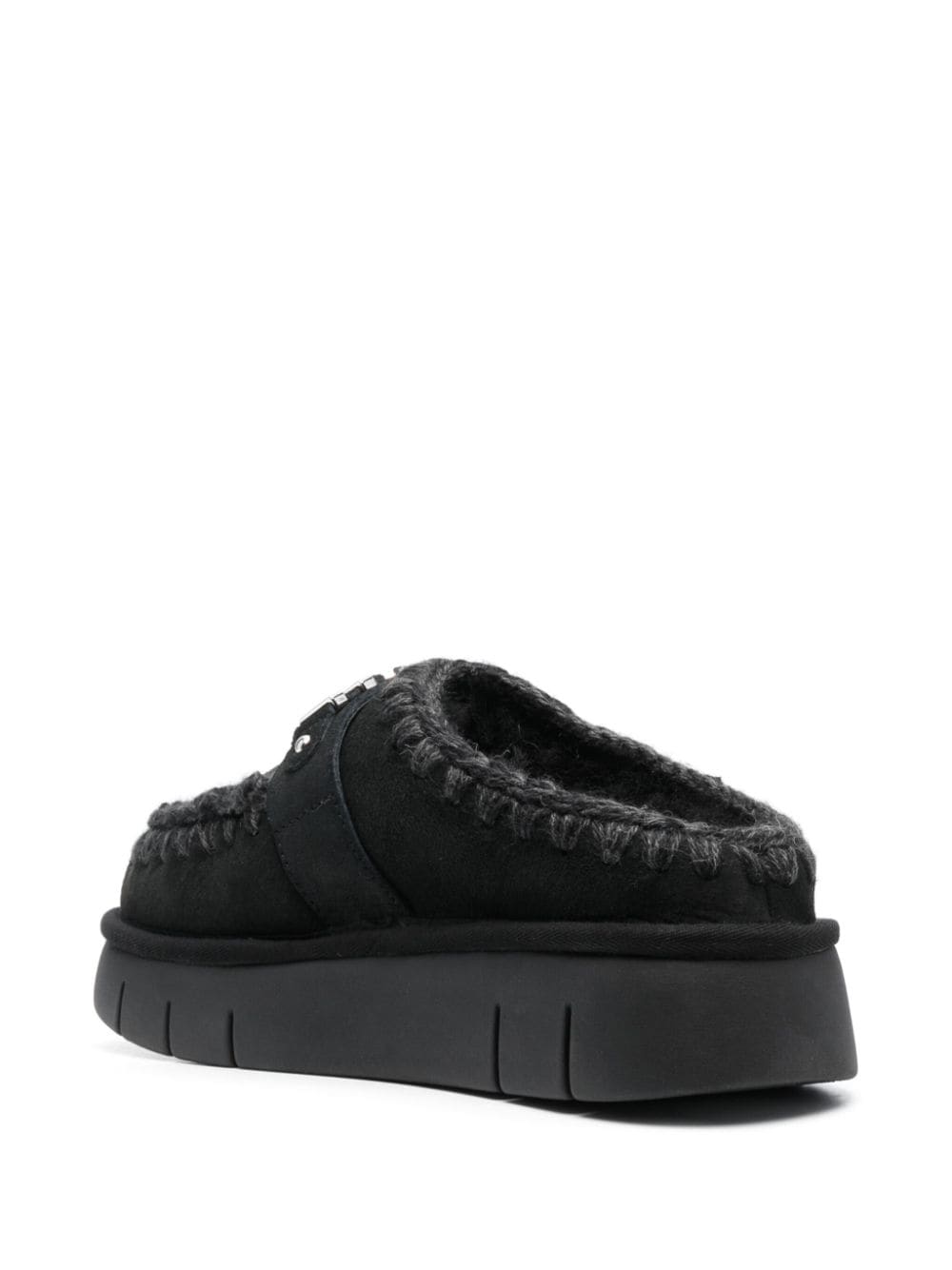Mou Sandals Black Leather