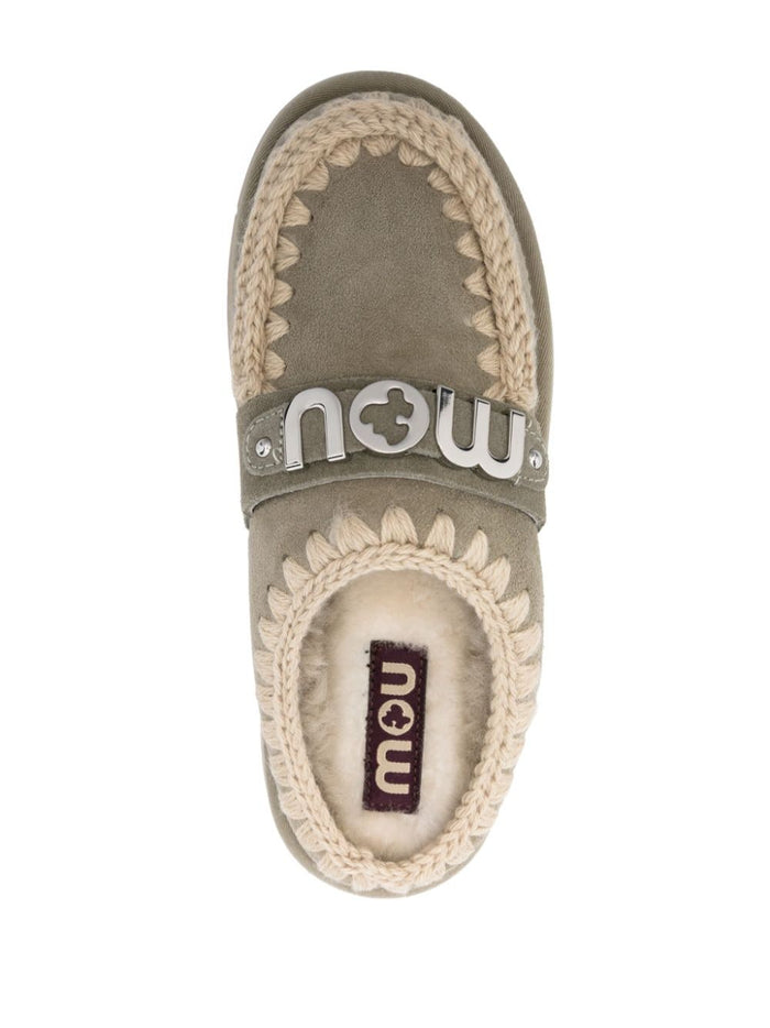 Mou Sandals Grey Outer: suede