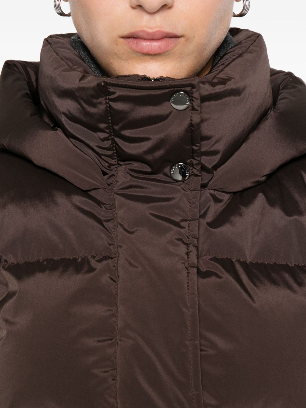 Woolrich Coats Marrone Polyamide Elastane