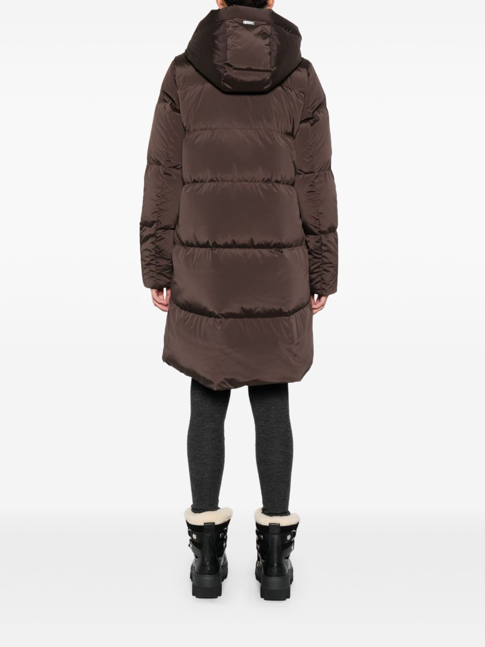 Woolrich Coats Marrone Polyamide Elastane