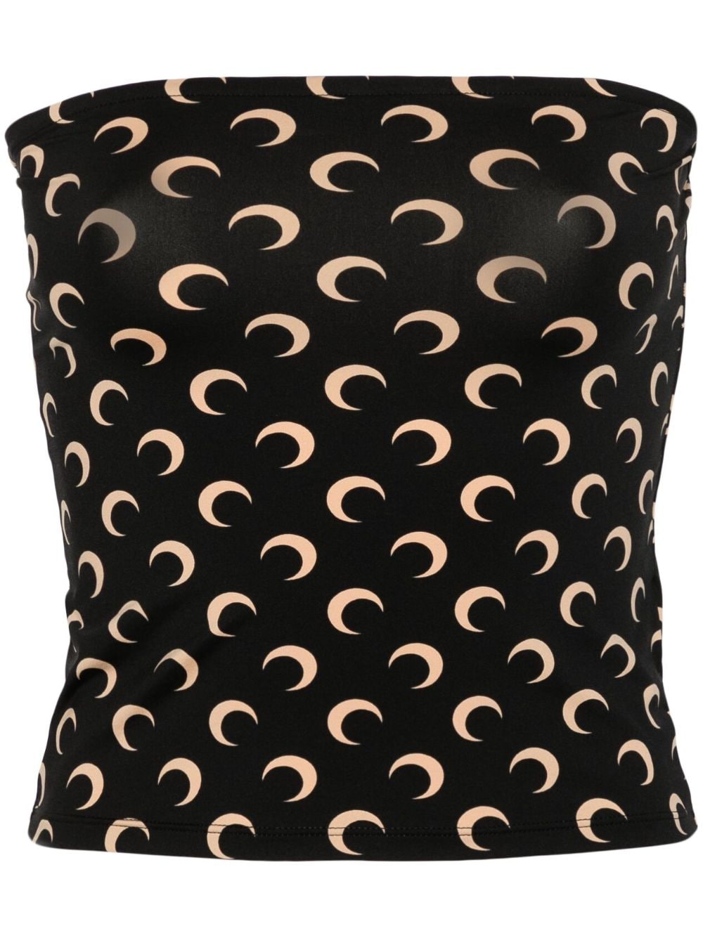Marine Serre Top Black Recycled Polyamide