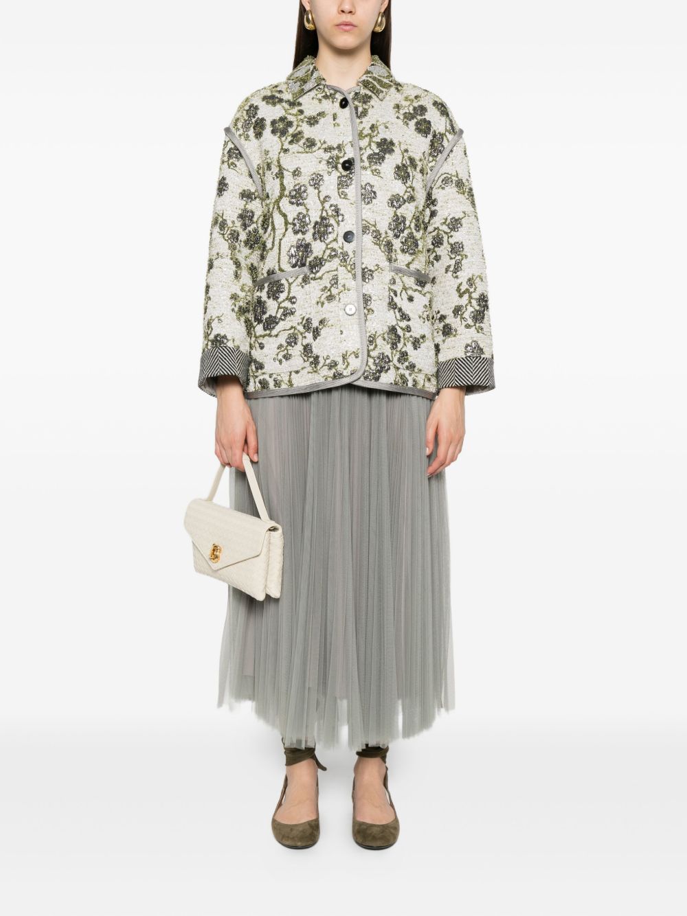 Forte Skirts Grey Synthetic->polyester100.0 %