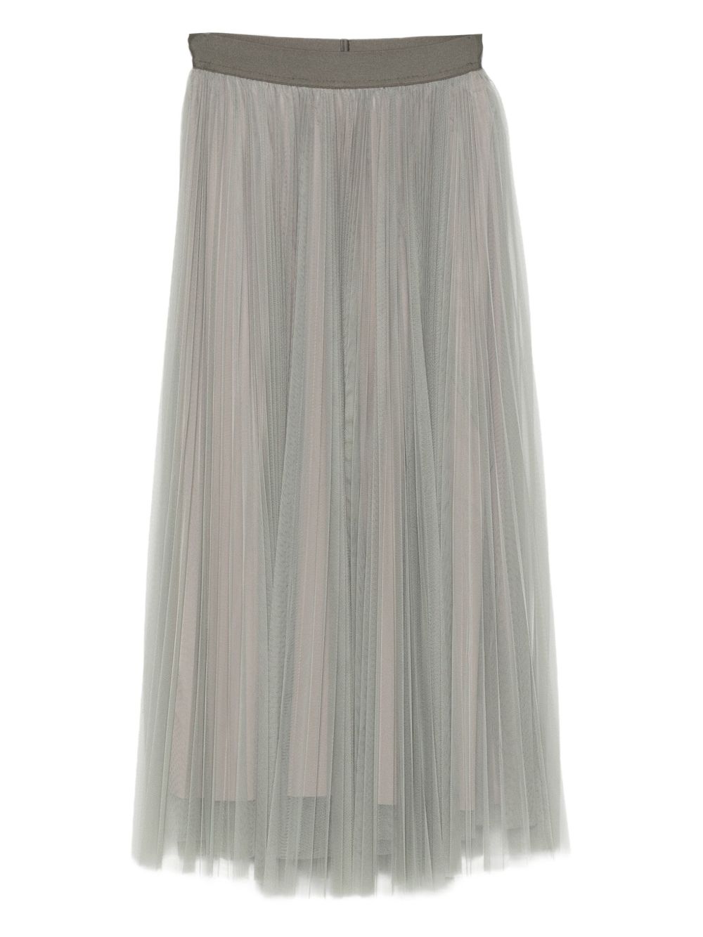 Forte Skirts Grey Synthetic->polyester100.0 %