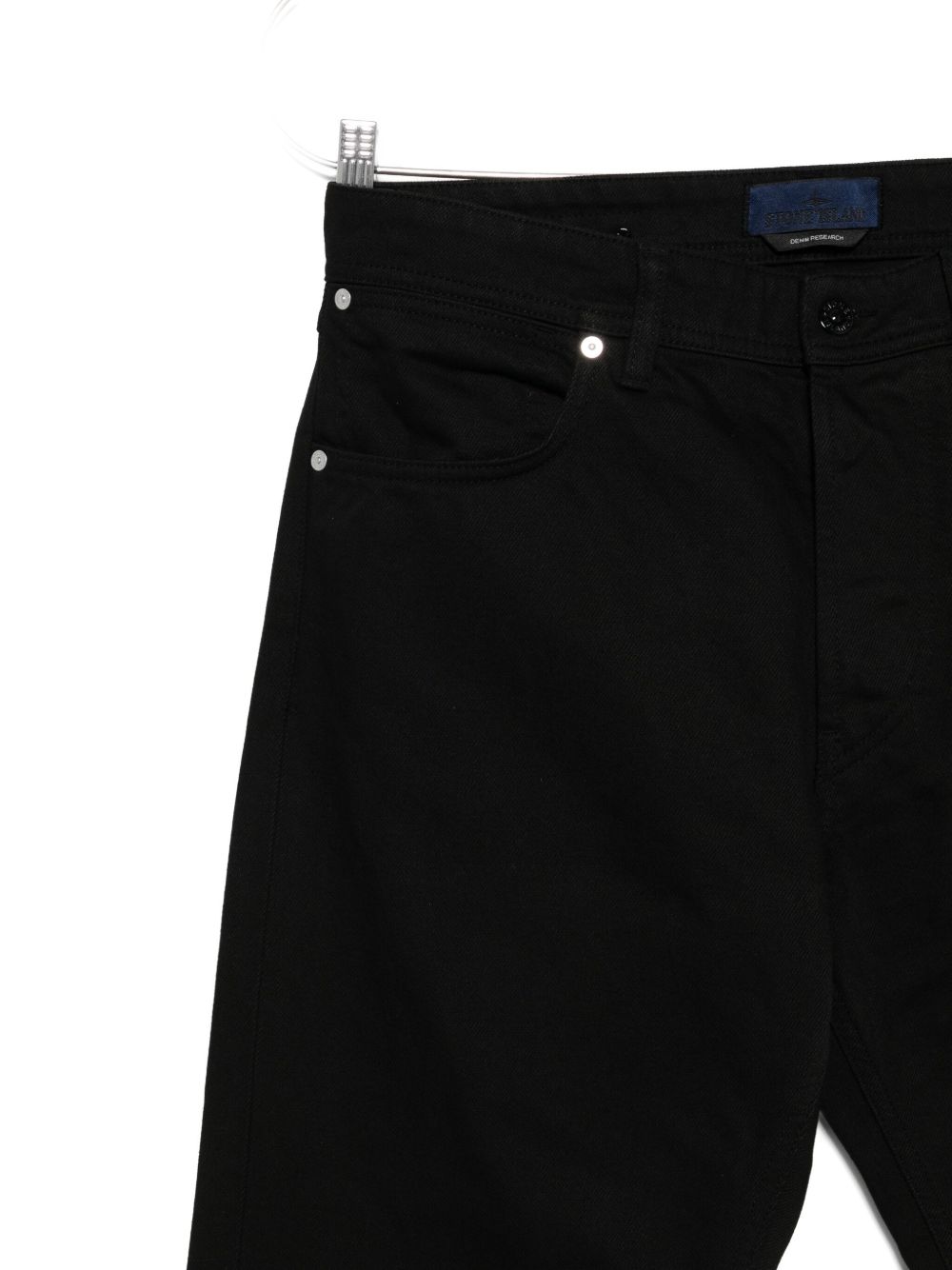 Stone Island Jeans Black Cotton