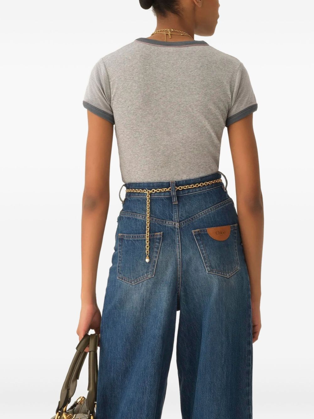 Chloè T-Shirts And Polos Grey