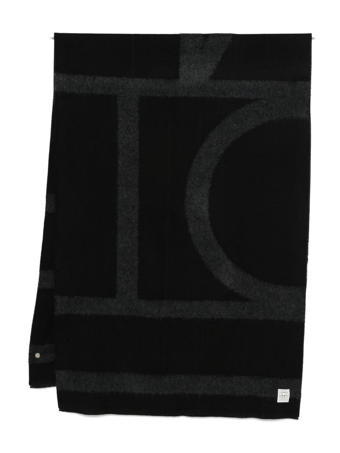 TOTEME MAIN Scarfs Black Rws Wool